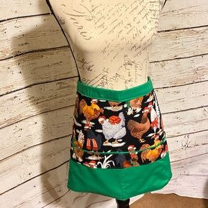 Christmas chickens, half apron